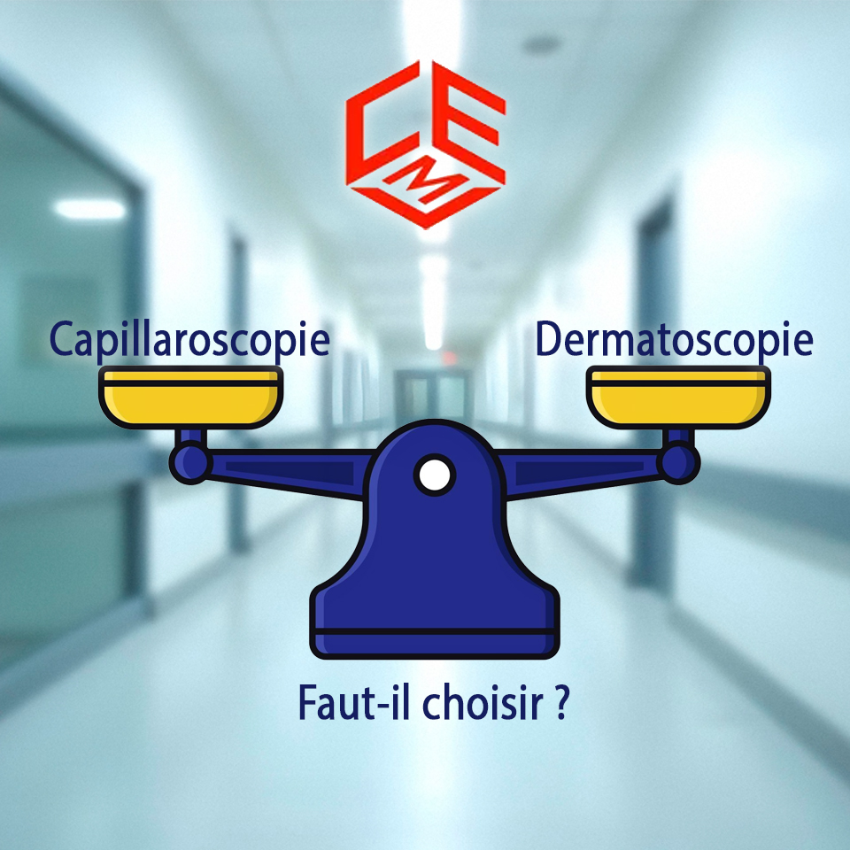 Nouveau podcast CEMV - Capillaroscopie ou dermatoscopie: Faut-il choisir ?